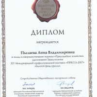 диплом 2007